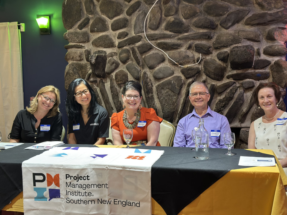 Panelists at the June networking event.